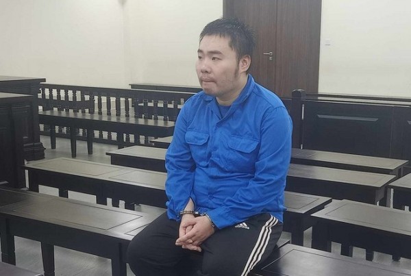 Bị cáo Huy tại phiên tòa sáng 12/9.