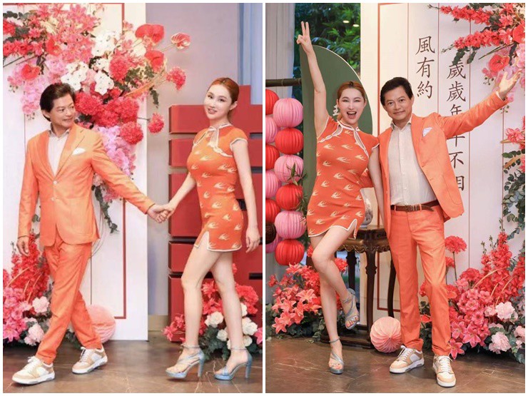 Cặp đôi tuy chênh lệch tuổi tác nhưng họ vẫn rất hạnh phúc.