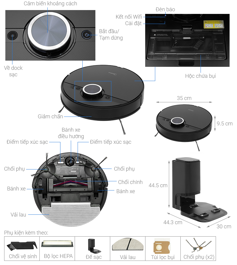 Tạm biệt những rắc rối của việc lau sàn thủ công với Midea S8+ - 1