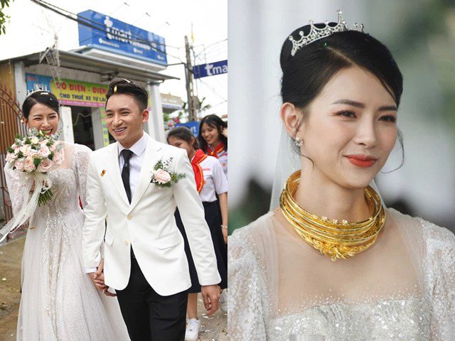 Đám cưới Phan Mạnh Quỳnh ở quê Nghệ An: Cô dâu đeo vàng trĩu cổ, mời 700 khách