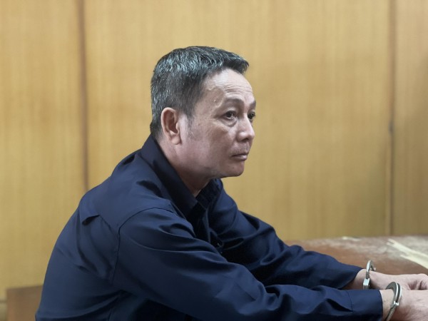 Bị cáo Nguyễn Đức Cường tại tòa.