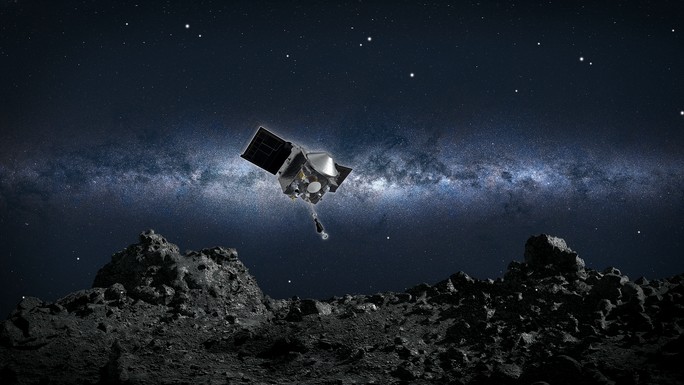 Tàu NASA mang tên OSIRIS-REx sắp đem về Trái Đất những phần đất và sỏi hứa hẹn chứa khối xây dựng sự sống sơ khai