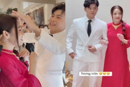 Đời sống Showbiz - Puka diện vàng cưới 180 triệu sánh bên Gin Tuấn Kiệt, rộ nghi vấn bí mật làm lễ ăn hỏi