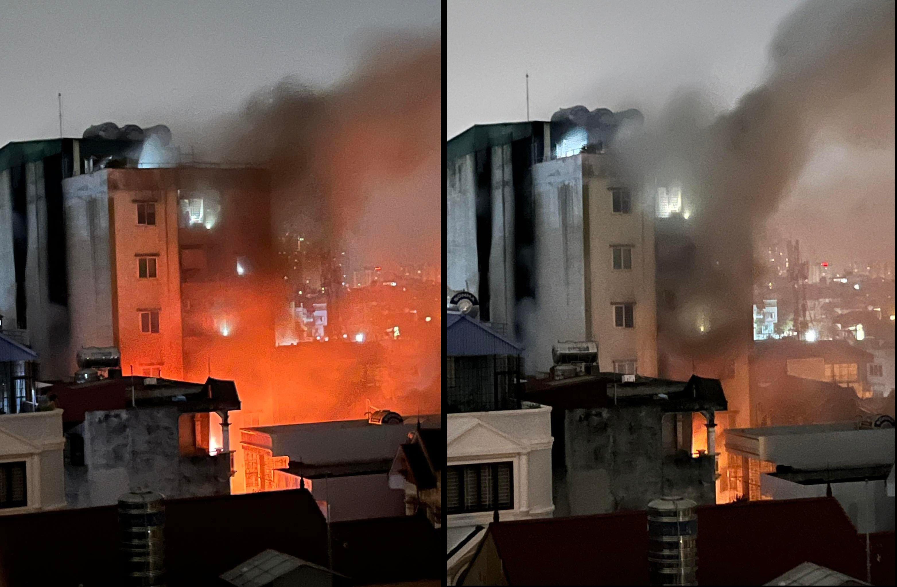 Vụ cháy chung cư mini ở phố Khương Hạ (Hà Nội) gây hậu quả nghiêm trọng