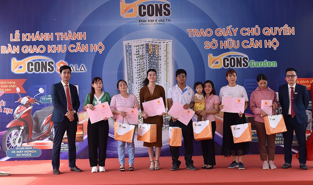 Các dự án do Tập đoàn Bcons phát triển luôn bàn giao đúng thời hạn