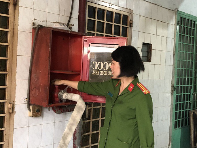 Một số phương tiện PCCC được lực lượng chức năng nhận xét là đã cũ