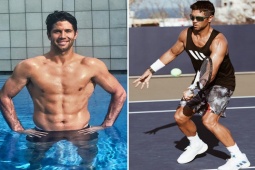 Đàn ông - Tay vợt có body hấp dẫn nhất làng banh nỉ, ngôi sao Rafael Nadal cũng phải lép vế