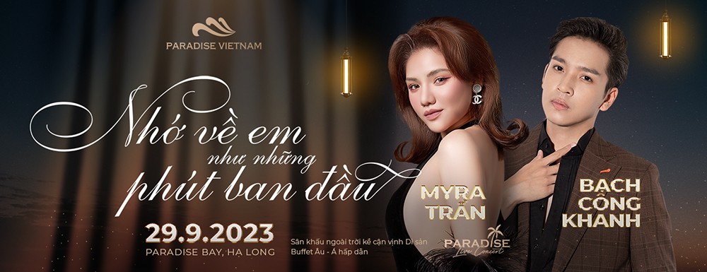 Live Concert Myra Trần - Bạch Công Khanh tại Paradise Bay
