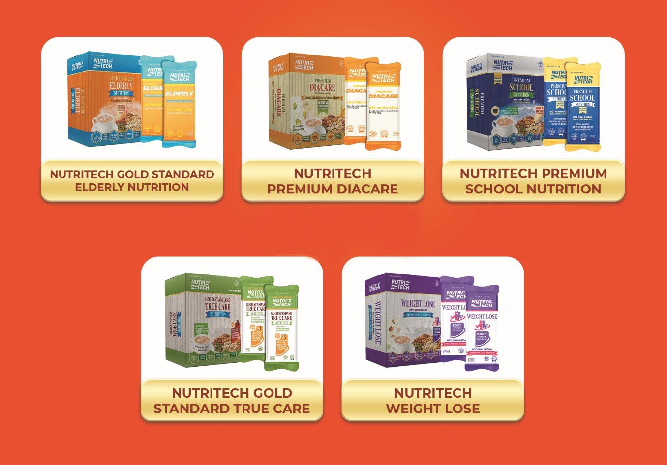 Bộ sản phẩm thực dưỡng thông minh Nutritech – Khỏe hơn hạnh phúc hơn