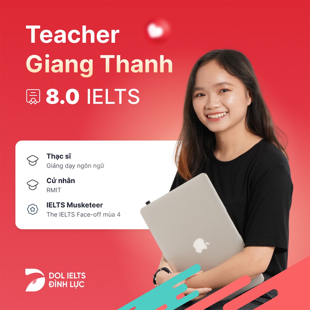 Cô Trần Giang Thanh xinh đẹp với profile khủng luôn nằm trong top các thầy cô được học viên yêu quý nhất tại DOL English