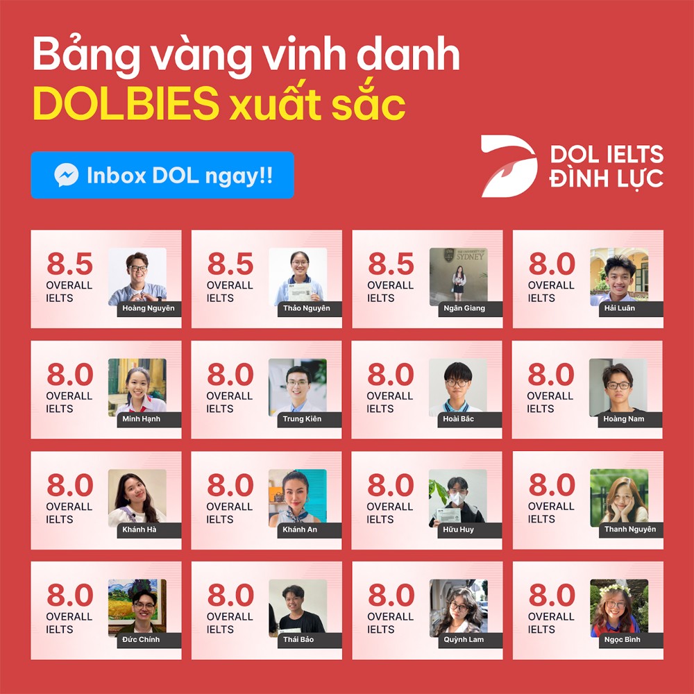 Với những thành tích nổi trội, bảng vàng vinh danh DOLBIES được kỳ vọng sẽ còn tiếp tục trải dài hơn nữa trong tương lai