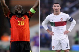 Đua Vua phá lưới vòng loại EURO: Ronaldo hụt hơi, ngỡ ngàng Lukaku