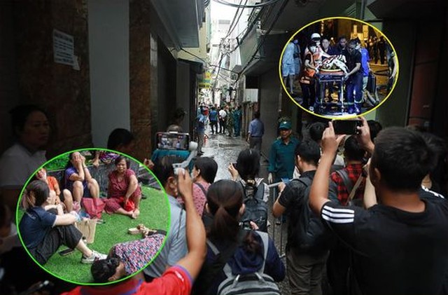 Một số hình ảnh trong vụ cháy chung cư mi ni tại Hà Nội