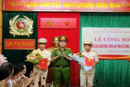 Thiếu tướng Đinh Văn Nơi điều động, bổ nhiệm 13 vị trí lãnh đạo Công an tỉnh Quảng Ninh