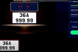 Thị trường - Tiêu dùng - Biển số 36A-999.99 được chốt với giá 7,470 tỉ đồng