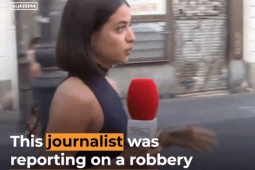 Thế giới - Video: Nữ phóng viên Tây Ban Nha xinh đẹp bị sàm sỡ trên sóng trực tiếp