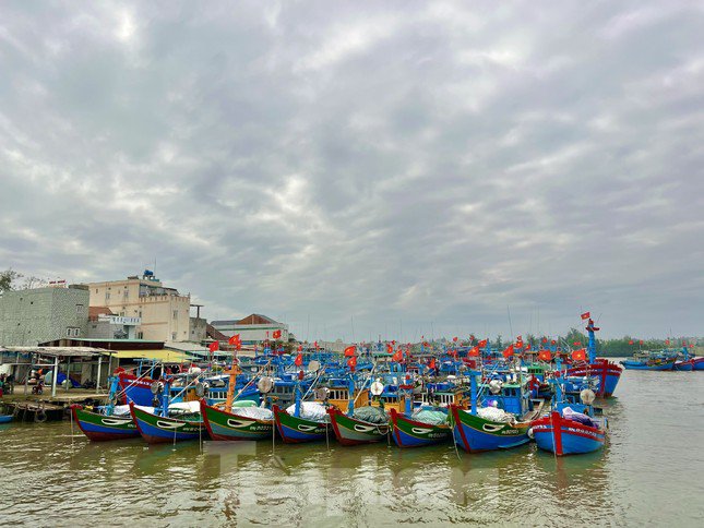 Giá dầu tăng cao khiến nhiều đứng trước nguy cơ nằm bờ vì sợ thua lỗ. Các tàu đang đánh bắt trên biển chuẩn bị về cũng có nguy cơ nằm bờ dài ngày, do tiền bán hải sản không đủ bù chi phí vừa ra khơi. (Ảnh: Nguyễn Ngọc).