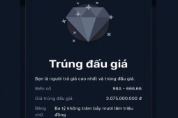 Tin tức trong ngày - Trúng đấu giá biển số ngũ quý 6 hơn 3 tỷ, chủ nhân chào bán luôn trên mạng