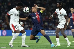Bóng đá - Kết quả bóng đá PSG - Nice: Cú đúp Mbappe, "nhà vua" choáng váng (Ligue 1)