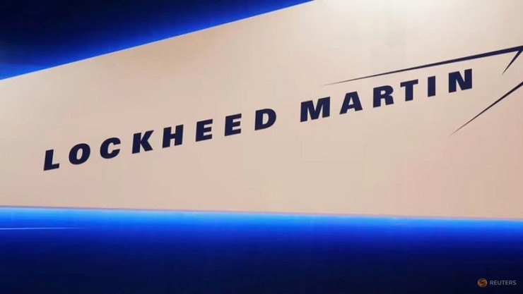 Logo của tập đoàn quốc phòng Lockheed Martin (Mỹ). Ảnh: REUTERS
