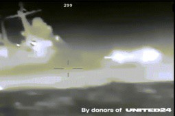 Rò rỉ video tàu tuần tra Nga bị tấn công ở Biển Đen