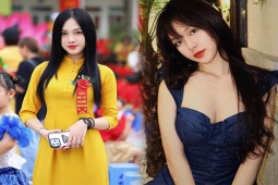 Bạn trẻ - Cuộc sống - Nhan sắc đời thường của cô giáo tiểu học xinh như hoa hậu HOT nhất tuần