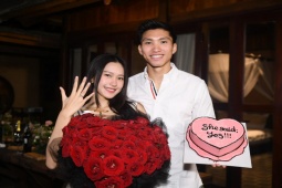 Đời sống Showbiz - Đoàn Văn Hậu cầu hôn bạn gái Top 10 hoa hậu sau 3 năm yêu