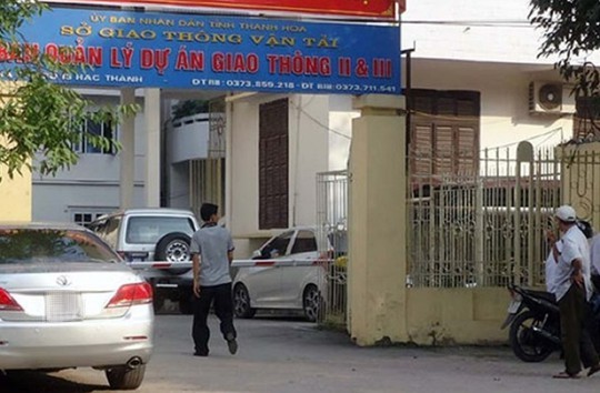 Sở GTVT tỉnh Thanh Hóa, nơi ông Đào Vũ Việt được tiếp nhận, bổ nhiệm làm Phó giám đốc sở