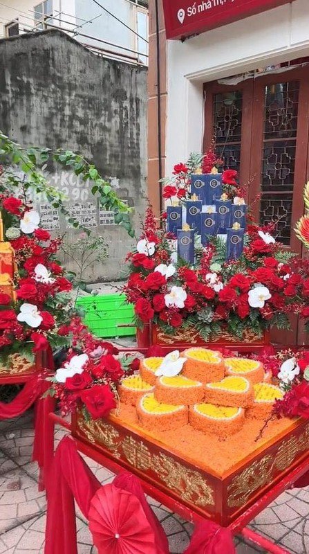 Choáng với dàn tráp ăn hỏi “bê sái tay” của cô dâu Bắc Giang - 7