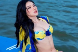 Làm đẹp - Chân dài An Giang khoe eo thon, múi bụng "sóng thần" săn chắc đi chèo SUP