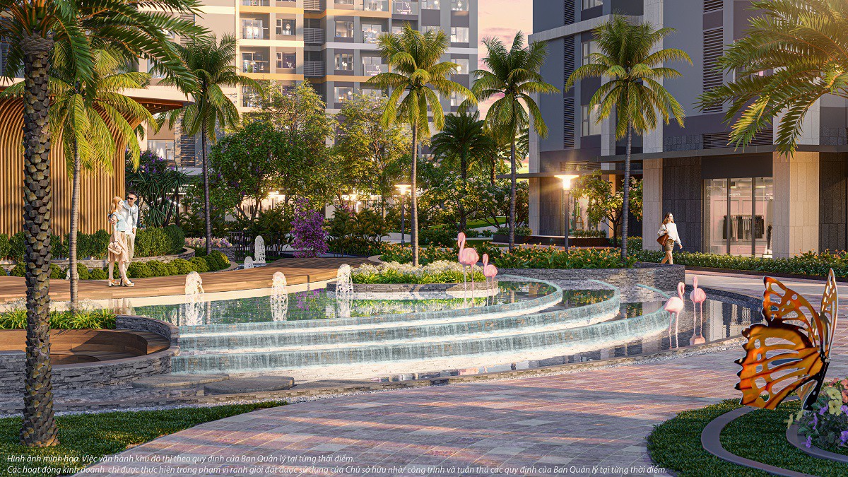 Thiên nhiên xanh mát mở ra không gian thư giãn hoàn hảo cho cư dân mỗi ngày