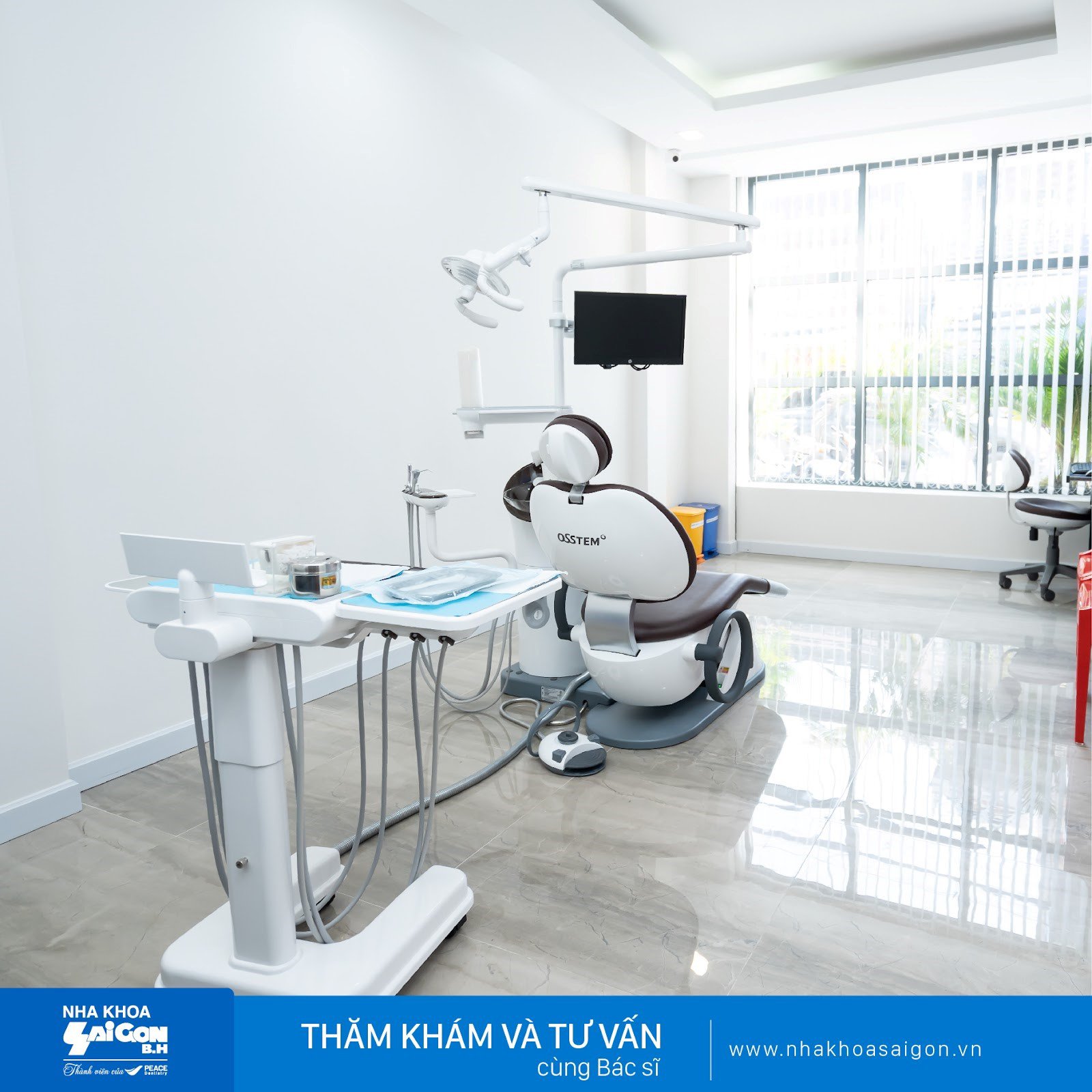 Nhiều nha khoa như nha khoa Sài Gòn B.H đầu tư lớn cho các trang thiết bị, máy móc hiện đại.