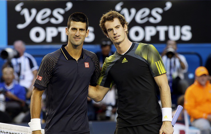 Djokovic và Murray từng là cặp kỳ phùng địch thủ của quần vợt thế giới