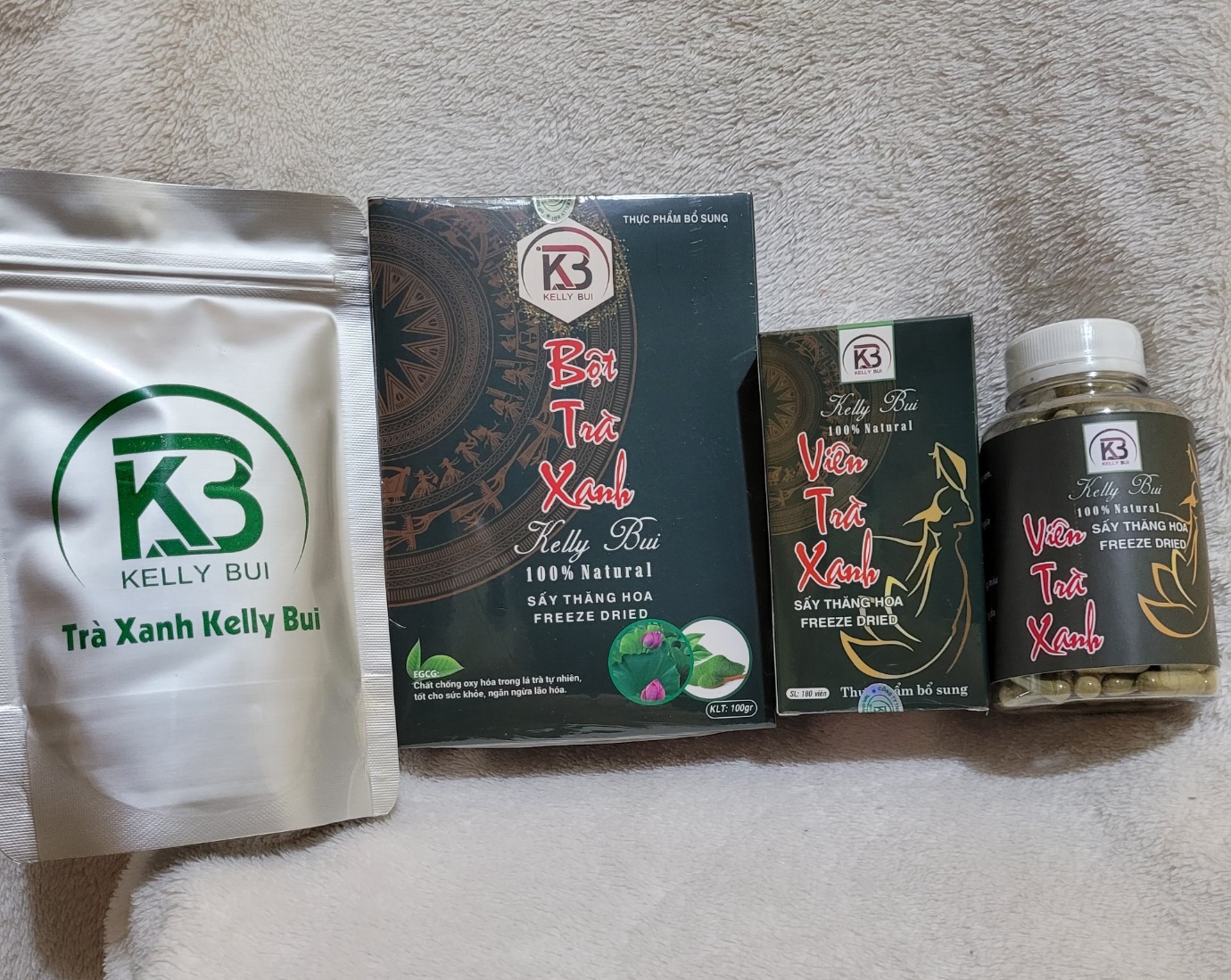 Trà xanh Kelly Bùi luôn cải tiến chất lượng và mẫu mã sản phẩm đem lại sự tin dùng của mọi người