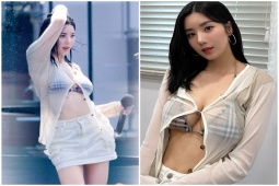 Giải trí - "Nữ thần diện đồ xuyên thấu" đạt 1,6 triệu view ở lễ hội nước gây sốc khi tiết lộ điều này