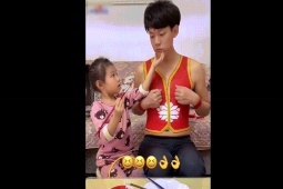 Clip hài hước - "Nỗi khổ" khó nói khi có con gái nghịch ngợm