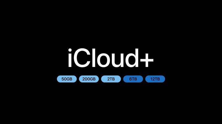 Gói iCloud+ trả phí của Apple vừa có thêm các cấp lưu trữ mới là 6TB và 12TB.