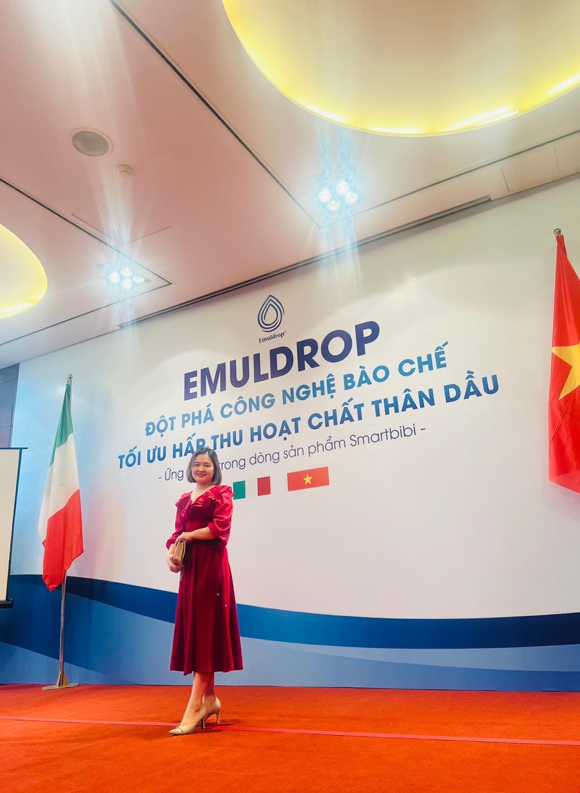 Chị Nguyễn Thị Hồng Giang tham gia các buổi hội thảo tìm hiểu những sản phẩm tốt trên thị trường.