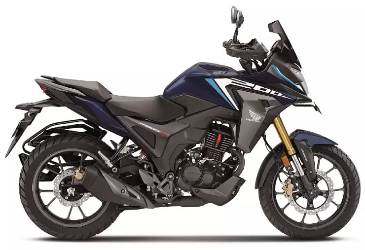 2023 Honda CB200X màu xanh mới.&nbsp;