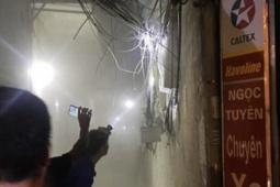 Dập tắt kịp thời đám cháy nhờ bình cứu hỏa công cộng