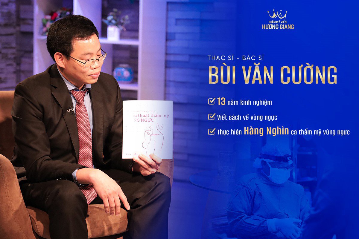 Ths.Bs Bùi Văn Cường tác giả của cuốn sách “Đẹp và an toàn trong PTTM vùng ngực”