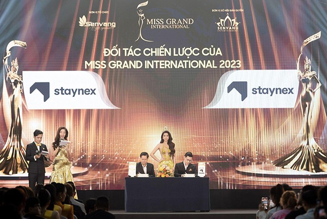 Lễ ký kết hợp tác giữa Miss Grand International và Staynex