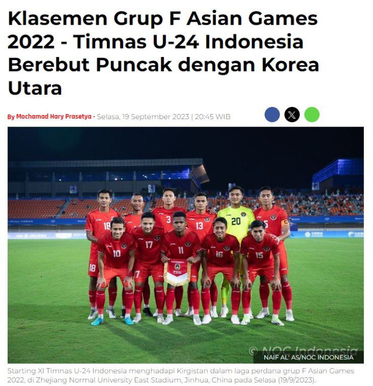 Báo chí xứ sở vạn đảo tin vào khả năng U23 Indonesia giành vé đi tiếp