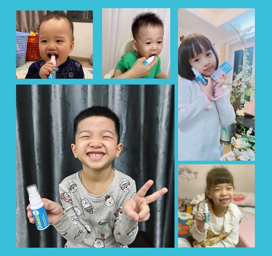 Rất nhiều trẻ khác sử dụng Dimao Pro cũng đạt chiều cao vượt trội so với tuổi