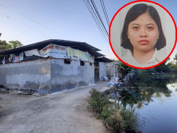 Giáp Thị Huyền Trang (ảnh nhỏ) và nhà của gia đình đối tượng