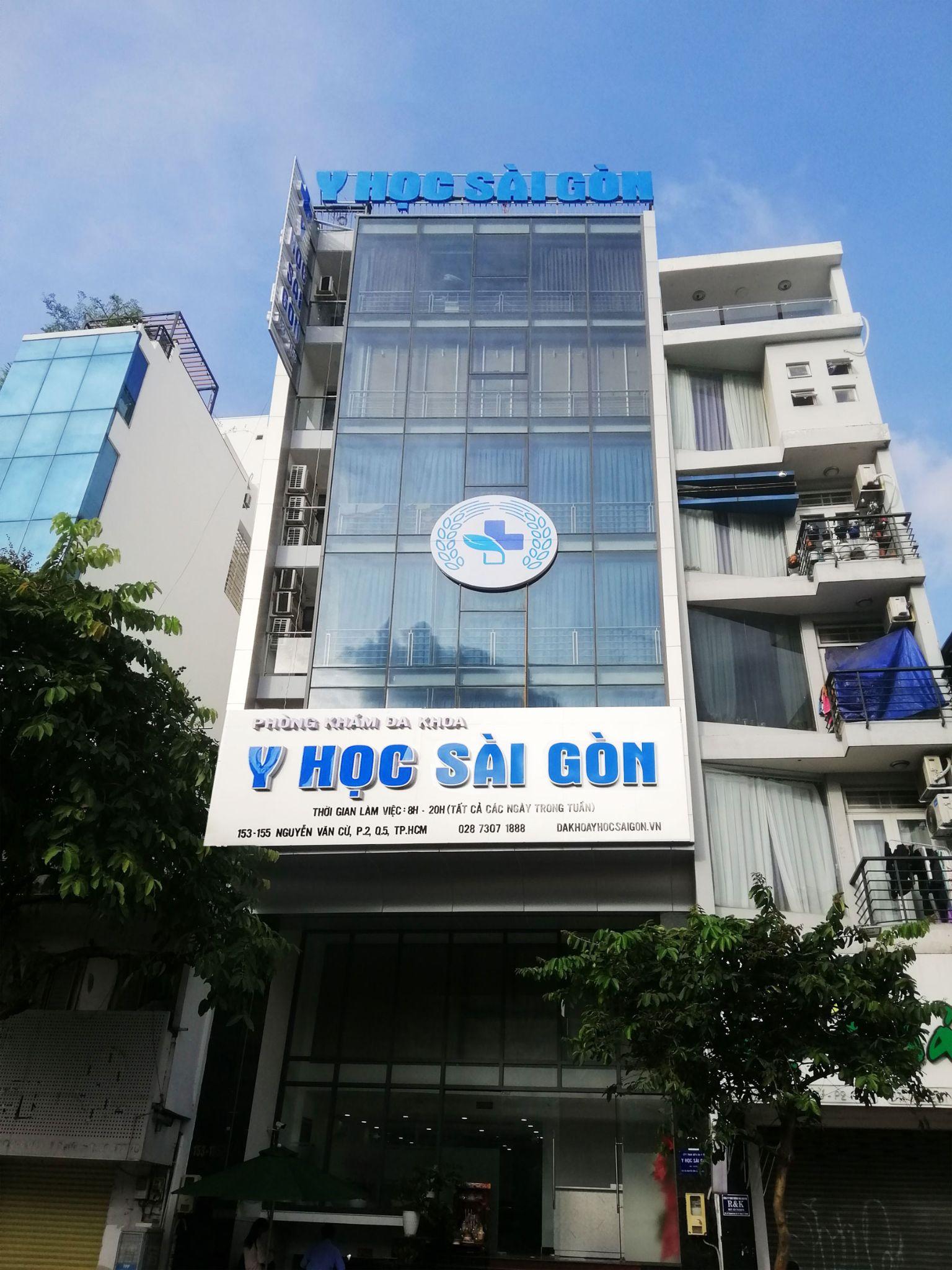 Phòng khám Đa khoa Y Học Sài Gòn địa chỉ 153 - 155 đường Nguyễn Văn Cừ, Phường 2, Quận 5, TPHCM