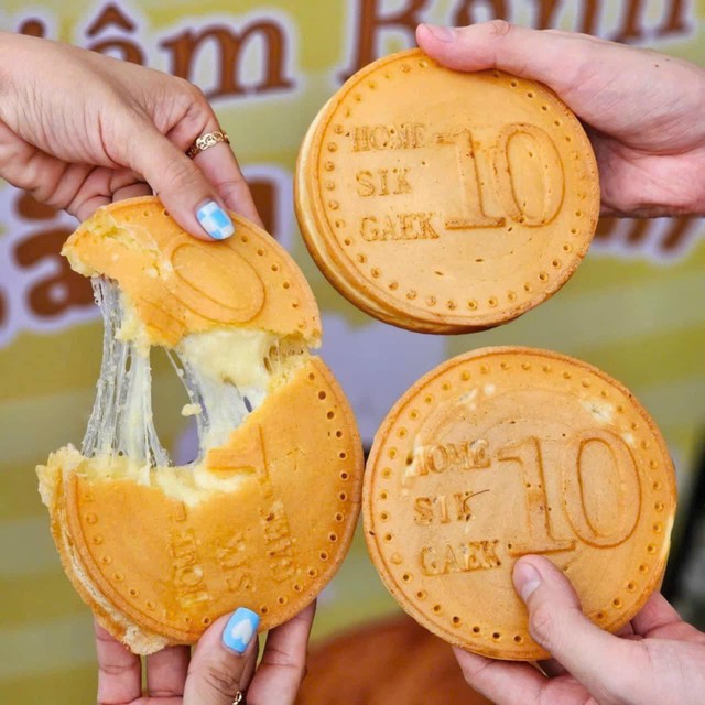 Bánh đồng xu phô mai hay còn được gọi là "bánh 10 won"