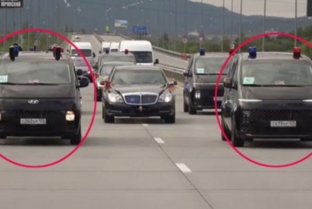 Điều kỳ lạ trong đoàn xe hộ tống nhà lãnh đạo Triều Tiên ở Nga