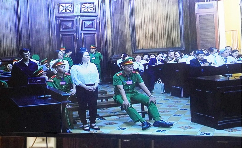 Bị cáo Nguyễn Phương Hằng tại tòa. Ảnh: HỮU ĐĂNG