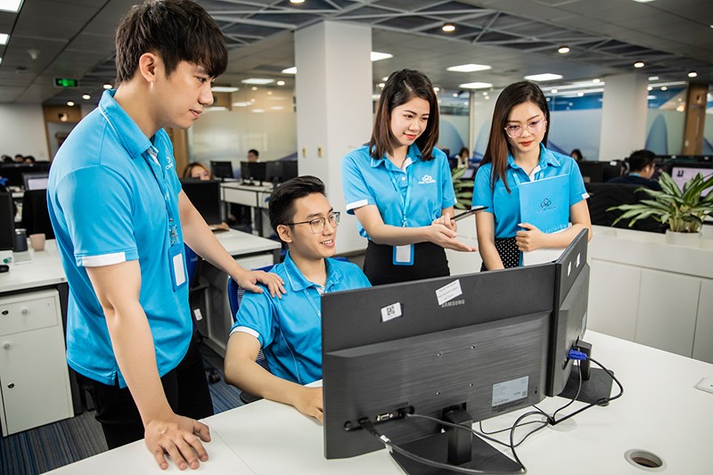 Với độ tuổi trung bình 27-28 tuổi, CMC Global đang phát triển một đội ngũ nhân sự trẻ, có tinh thần "máu lửa" và nhiệt huyết.